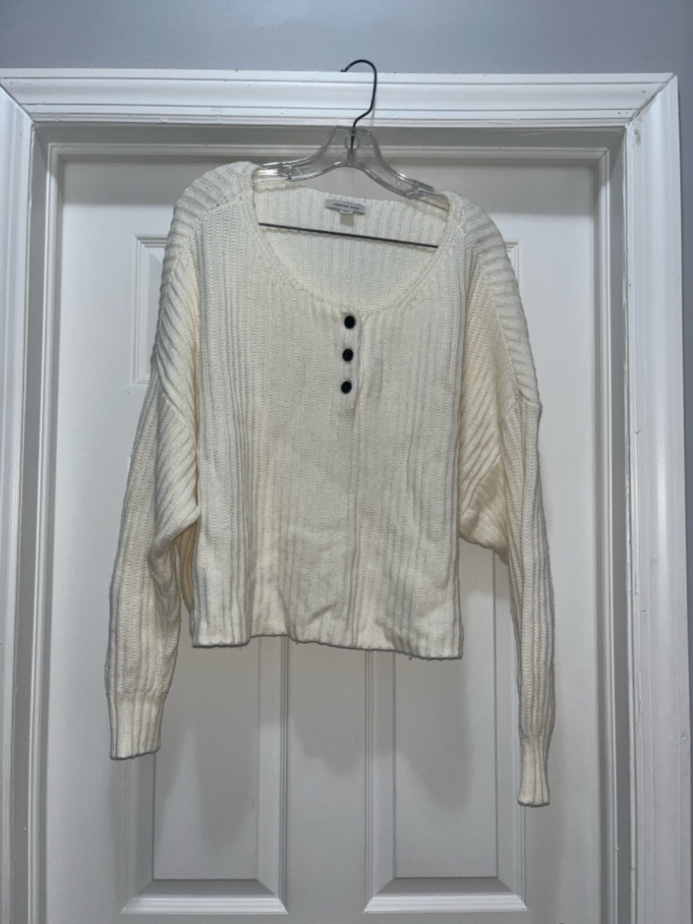 Off white cropped sweater